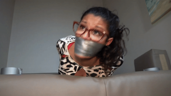 2311 Calisa-Taped and Gagged in a Hogtie