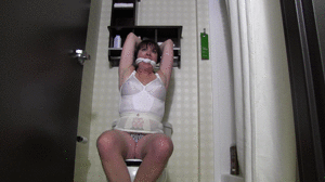 gndbondage.com - 2403BOND-Curvy MILF held captive tied up in the bathroom. thumbnail